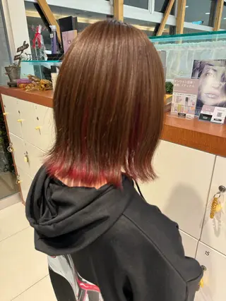 ミディアム 日置 大智のヘアスタイル