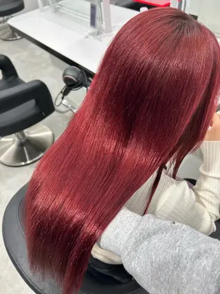 ロング カラー エフェクトブリーチ／ レイヤーカット／翔のヘアスタイル