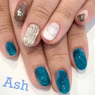 ネイル 🩵NORIKO 上品ネイルが得意🩵のネイルデザイン