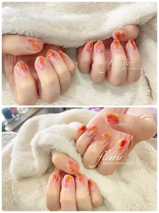 ネイル フルリール 【プライベートサロンのネイルデザイン
