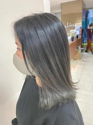 ミディアム カラー ヘアアレンジ 【Sweep】おじま のぞみのヘアスタイル