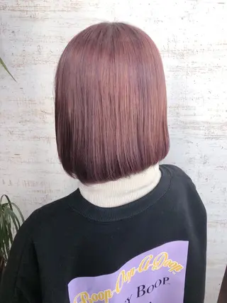 ショート カラー ケアブリーチ /髪質 改善/古橋圭史郎のヘアスタイル