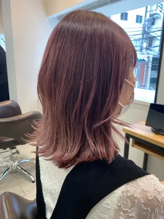 ミディアム 立川 allu所属・立川 allu｜細谷 ションのヘアスタイル