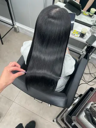 ロング 縮毛矯正支持率👑 No.1 SORAのヘアスタイル