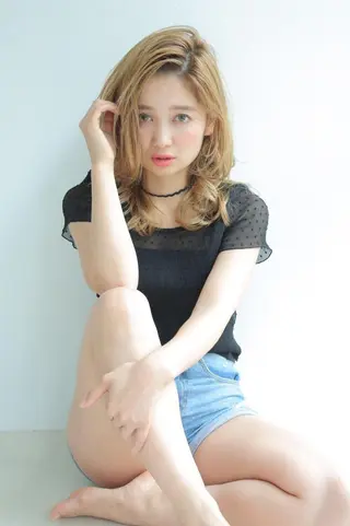 ミディアム 指名支持率NO.1 スタイリストのヘアスタイル