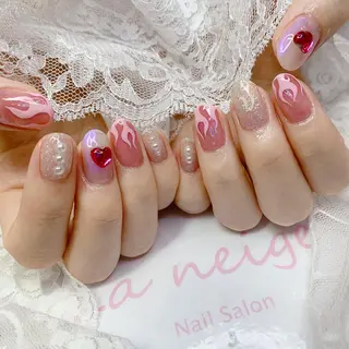 ネイル La neige* yuki 🥯🍑のネイルデザイン