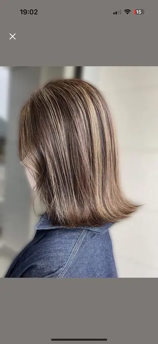 ミディアム カラー EARTHセンター南店所属・センター南🫧 ミタセイヤのヘアスタイル