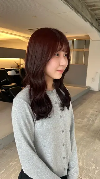 カラー 谷口 萌瑛のヘアスタイル