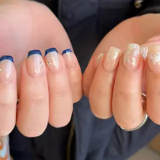 ネイル Ray. ちゅるん系ニュアンスのネイルデザイン