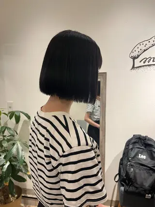 ミディアム カラー 上品な暖色/丸みボブ Chie🪷のヘアスタイル