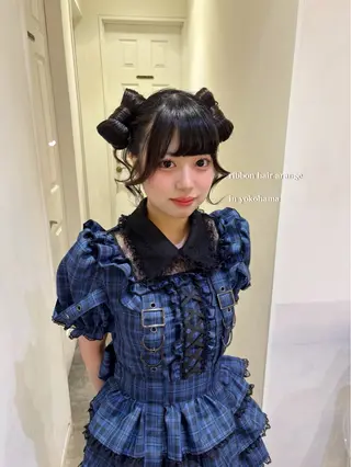 ロング ヘアアレンジ エクステ/ハイトーン 🐏☁️miminaのヘアスタイル