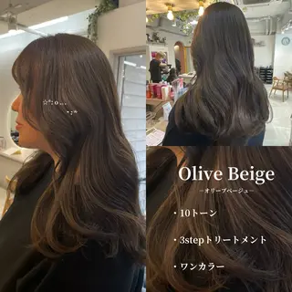 ロング カラー 大村 真咲のヘアスタイル