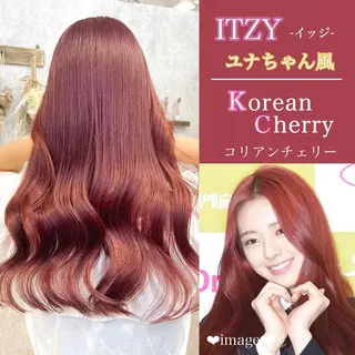 ロング 韓国ヘア＆透けカラー keita🇰🇷のヘアスタイル