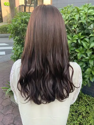 ロング 韓国風ヘア♡ runaのヘアスタイル