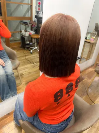 ショート カラー たにおか まなか /大阪/暖色カラーのヘアスタイル