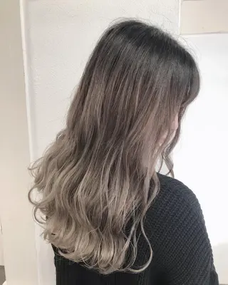 ロング カラー ヘアアレンジ GiseL天神カラー 髪質改善/ブリーチのヘアスタイル