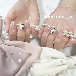 ネイル 1/21空✩.💜 Yuuna💜のネイルデザイン
