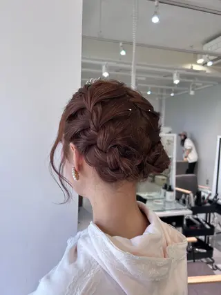 ヘアアレンジ レイヤーカット🐺 hina🩶のヘアスタイル