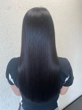 ロング カラー 福原 未来のヘアスタイル