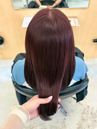 ロング 韓国レイヤー/暖色 カラー/KOTONEのヘアスタイル