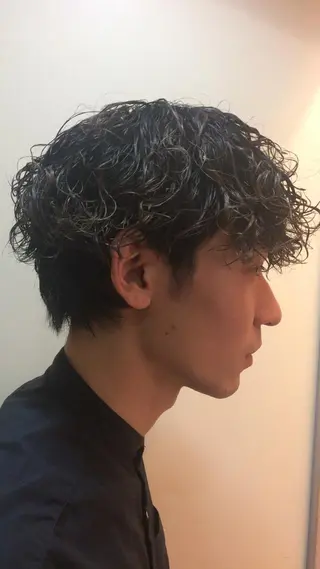 カラー パーマ ヘアアレンジ メンズ メンズパーマの巨匠 鈴木純のヘアスタイル