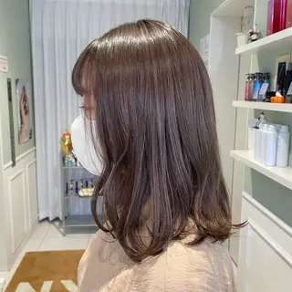 セミロング 長井 麻帆のヘアスタイル