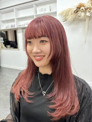 ロング カラー 艶髪/ストレート🎀 あやねのヘアスタイル