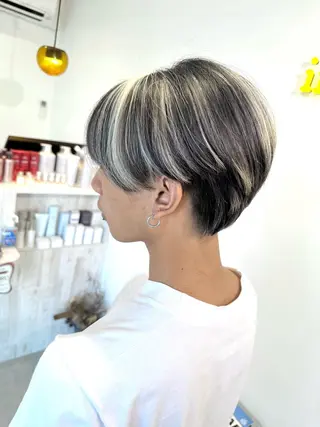 カラー メンズ 加藤 佑二のヘアスタイル