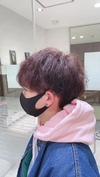 カラー パーマ メンズ 堀 舜介/メンズカットのヘアスタイル