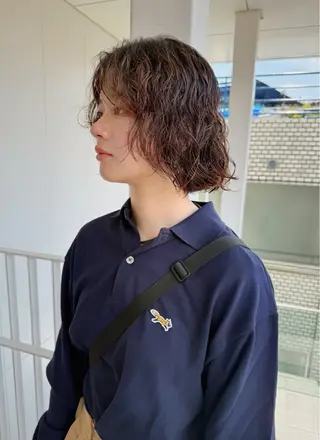 ミディアム パーマ 原宿パーマ kazuのヘアスタイル