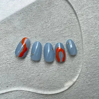 ネイル ⭐︎休業中の練習⭐︎ JNA認定講師髙橋のネイルデザイン