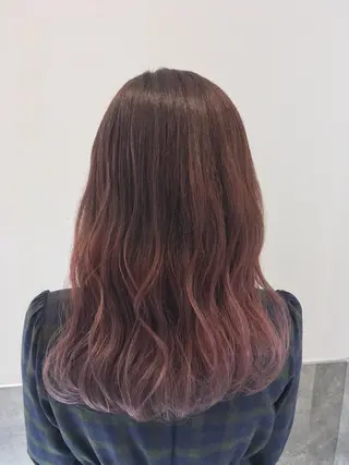 セミロング カラー go today shaire salon 本店所属・yoshi ☆のヘアスタイル