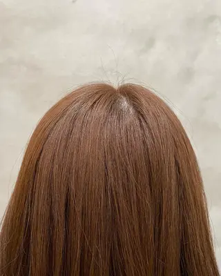 ロング カラー 【ピンク/韓国ヘア/ ヘアセット】亜海のヘアスタイル