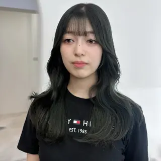 セミロング カラー 盛れる顔まわりカット 🩰💕SHIONのヘアスタイル