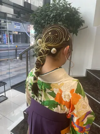 ヘアアレンジ BiBi  藪 菜月のヘアスタイル