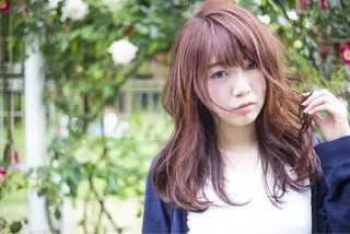 ミディアム セミロング ロング カラー Re:ta Hair 飯田淳平のヘアスタイル