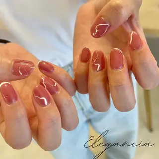 カラー ネイル Elegancia. Hiromiのネイルデザイン