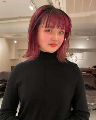 カラー ファッションに 溶け込むstyleのヘアスタイル
