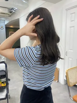 ロング カラー レイヤーボブ/ 艶カラー/サナ🌼のヘアスタイル