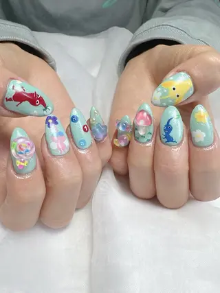 ネイル うにゃねいる🌷 Mayaのネイルデザイン