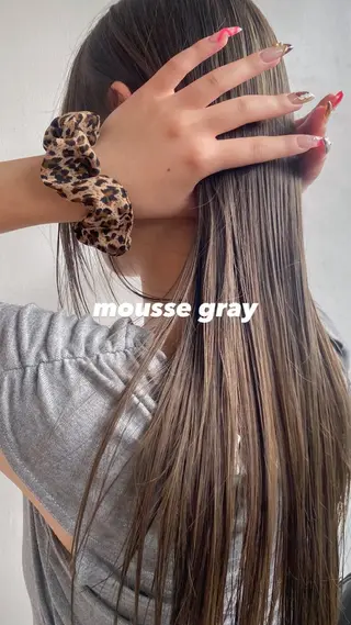 ロング カラー ヘアアレンジ 🎀韓国レイヤー 🎀白石菜々のヘアスタイル