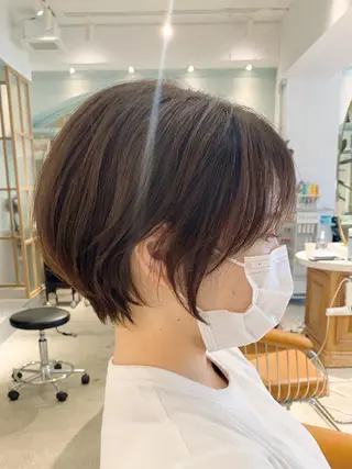 ショート 髪質改善レイヤー/ ボブたんの翔太のヘアスタイル