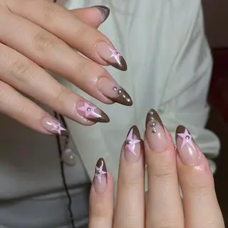 ネイル By moonネイル 🌷ワンホン/韓国風のネイルデザイン