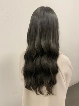 ロング カラー the BRIDGE 加藤みのりのヘアスタイル