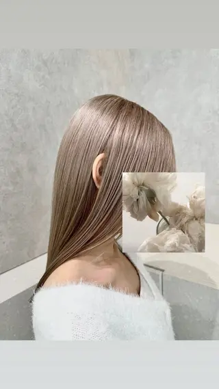 ロング カラー 《ブリーチ/レイヤー /髪質改善》若松良樹のヘアスタイル