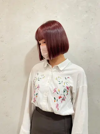 ショート カラー 髪質改善/Bloss om🌷高橋沙衣のヘアスタイル