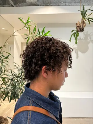 パーマ メンズ ANY/須田 麻人/ハードパーマのヘアスタイル