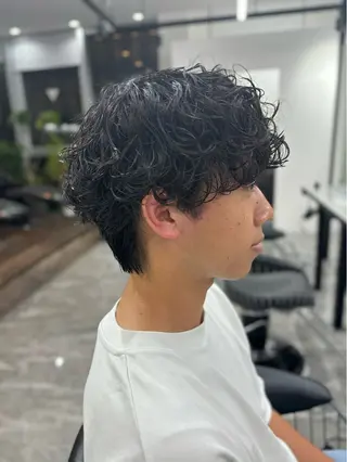 パーマ メンズ 🍐シャドウパーマ メンズ特化/守岡🍐のヘアスタイル