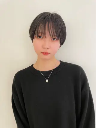 ショート カラー ショート/ボブ/ 吉祥寺/ryoのヘアスタイル