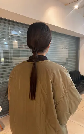 ロング カラー リリカ🐈‍⬛ブリー チカラー/上永谷のヘアスタイル